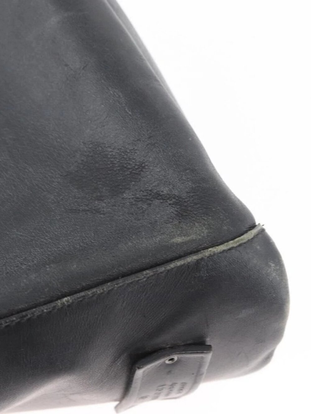 GUCCI Shoulder Bag Leather Black Silver Auth - Picture 3 of 16